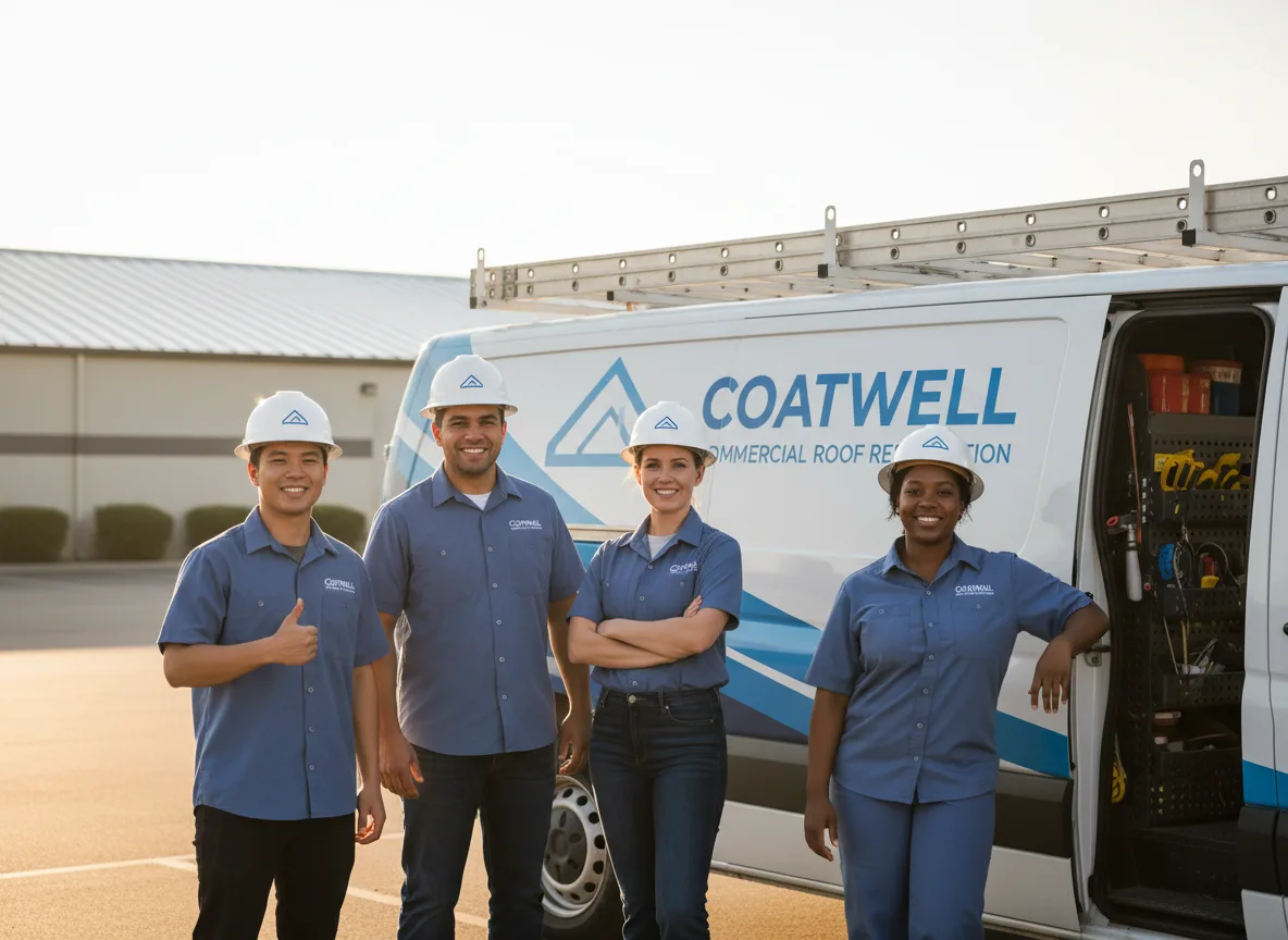 Commercial roof coating company in Oto, IA